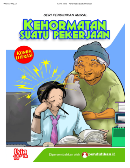 Kehormatan Suatu Pekerjaan